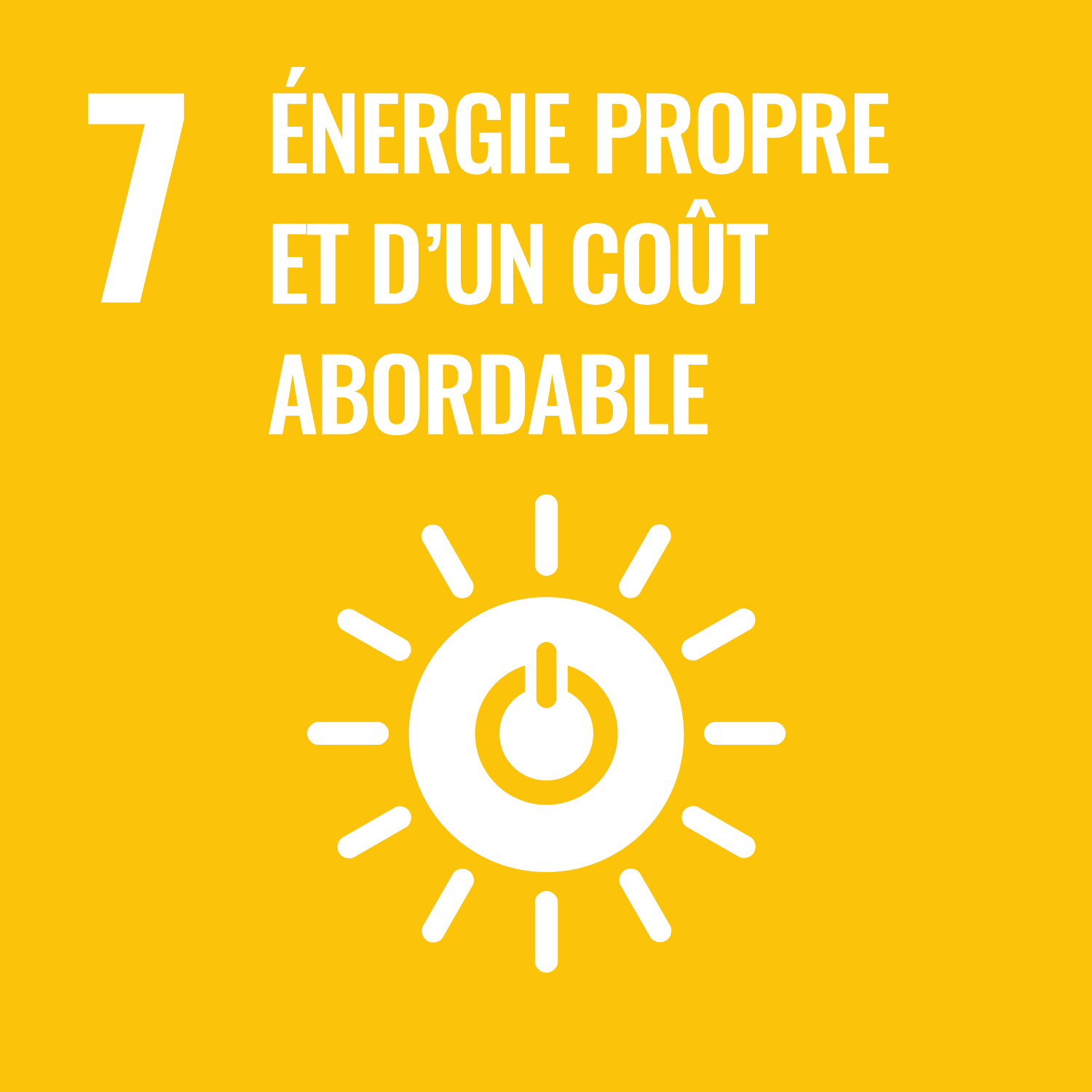 ODD Energie propre et d'un cout abordable
